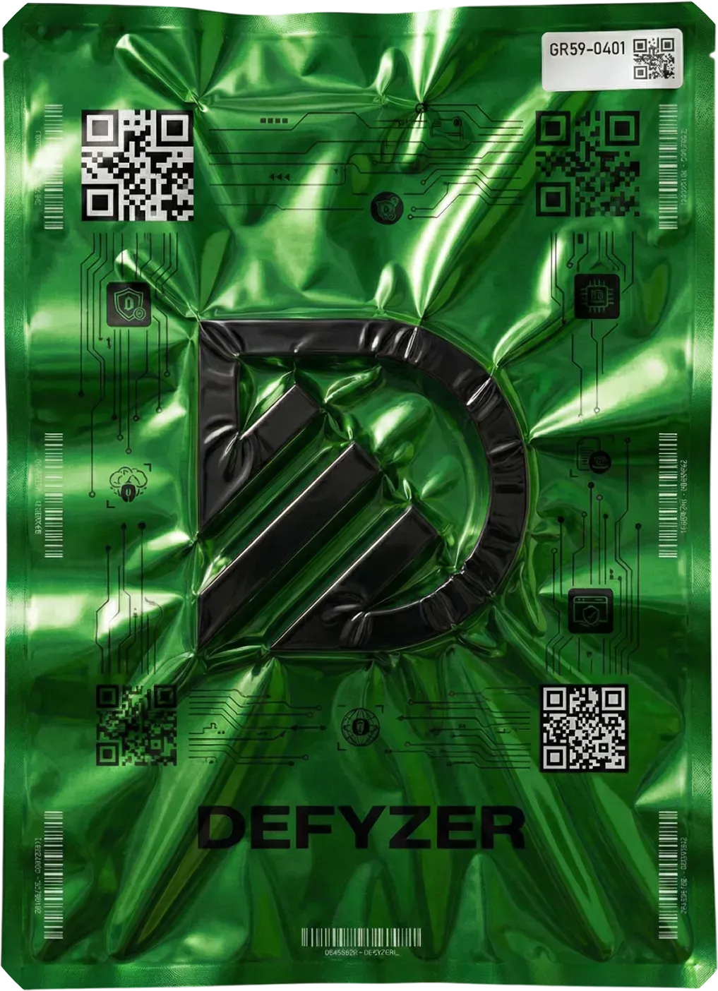 Defyzer Green Metallic Package